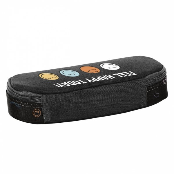 PIÓRNIK SMILEY SZKOLNY EMOTIKONY Z KLAPKĄ DO PODSTAWÓWKI EMOTKI BUŹKI PASO