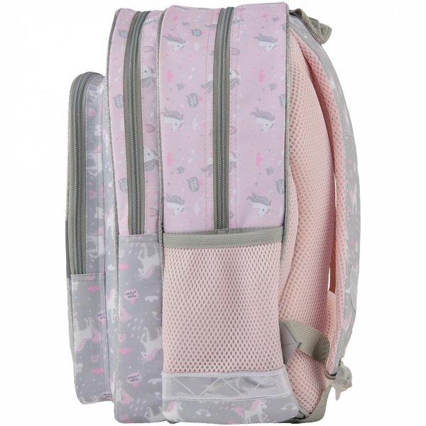 JEDNOROŻEC PLECAK SZKOLNY DO KLAS 1-3 PODSTAWÓWKI KOMPLET 5w1 UNICORN