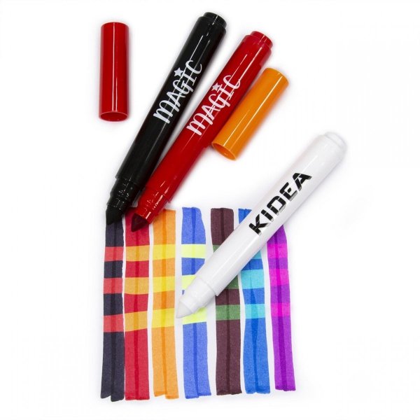 Magiczne Flamastry Pisaki Zmieniające Kolor Kidea Markery [FZKKA]