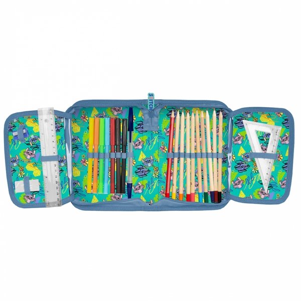 PIÓRNIK STITCH SZKOLNY Z WYPOSAŻENIEM LILO i STICH DLA DZIEWCZYNEK PASO