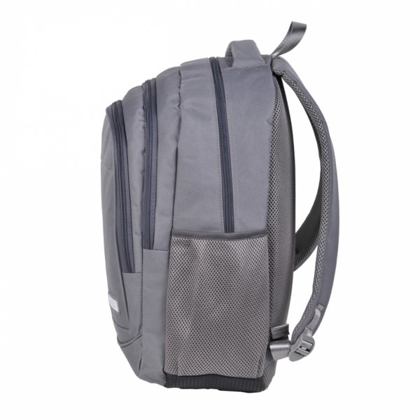 PLECAK SZARY MŁODZIEŻOWY 3 komory BIZNESOWY PODRÓŻNY DUŻY MĘSKI DAMSKI PASO