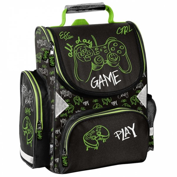 TORNISTER GAMEPAD GRA SZKOLNY GAMING GRY CHŁOPIECY DO KLAS 1-4 ZESTAW 5el