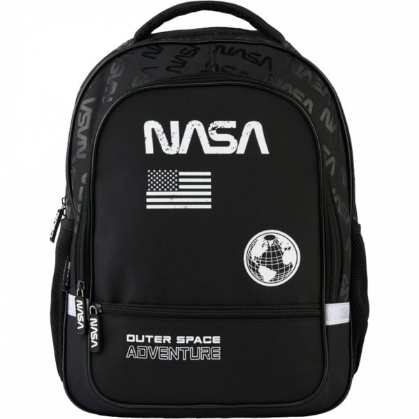 CZARNY PLECAK SZKOLNY NASA ZESTAW 3w1 DO 1 KLASY PODSTAWÓWKI DLA CHŁOPAKA