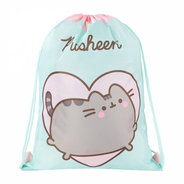 PUSHEEN MINT KOMPLET 5w1 MAJEWSKI DLA DZIEWCZYNEK PLECAK KOT KOTKI