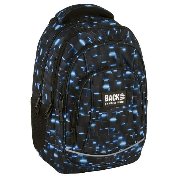 PLECAK BACKUP SZKOLNY MŁODZIEŻOWY DLA CHŁOPAKA 4 kom. BYTEWAVE KOMPLET 5w1