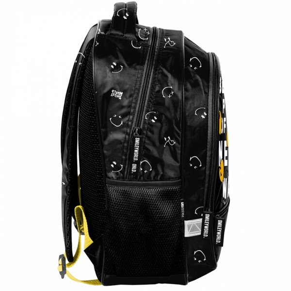 SMILEY PLECAK SZKOLNY DO 1 KLASY EMOTIKONY KOMPLET 5w1 BUŹKI EMOTKI PASO