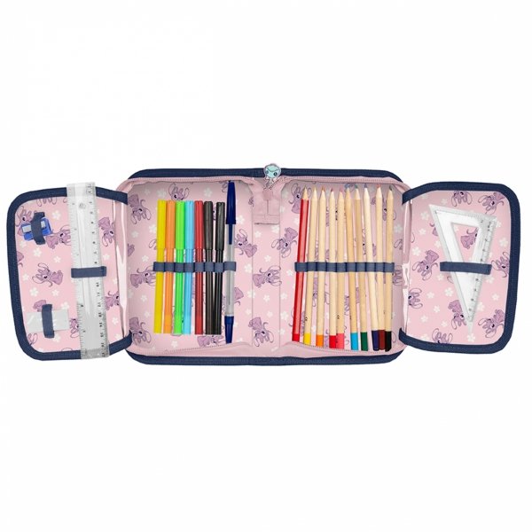 KOMPLET 6w1 STICH PLECAK SZKOLNY TORNISTER LILO i STITCH PASO DZIEWCZĘCY