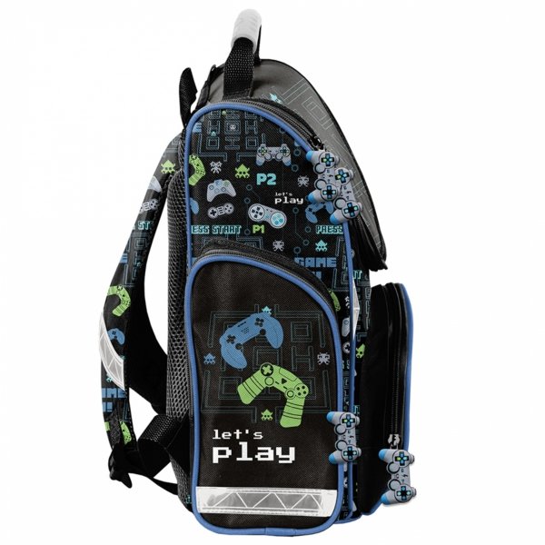 TORNISTER GAMEPAD GRY SZKOLNY GAMING DLA CHŁOPAKA DO KLAS 1-4 KOMPLET 5 el