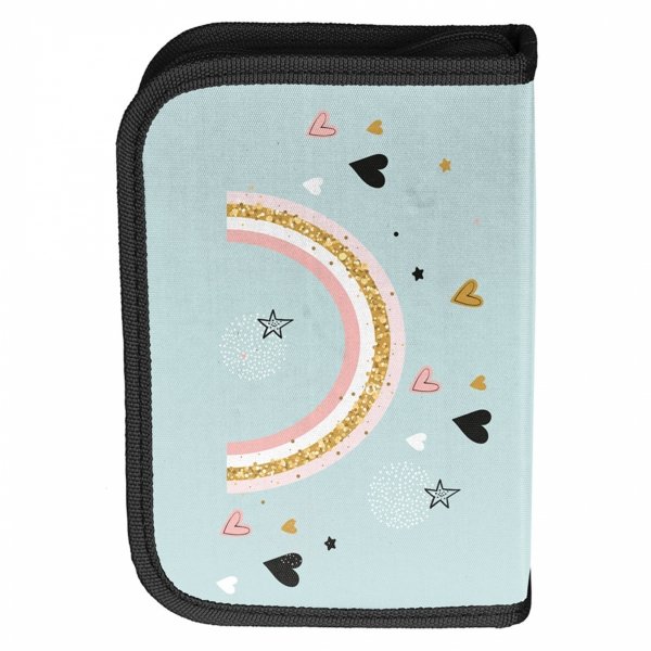 KOMPLET 5el TORNISTER SZKOLNY MIŚ PANDA DLA DZIEWCZYNKI DO 1 KLASY MIĘTOWY