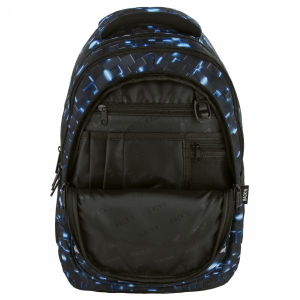 PLECAK BACKUP BYTEWAVE SZKOLNY MŁODZIEŻOWY DLA CHŁOPAKA 4 kom. KOMPLET 5 el