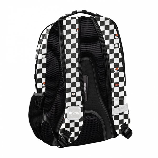 SZACHOWNICA PLECAK MŁODZIEŻOWY SZKOLNY CZARNY BeUniq 4 KOMOROWY PASO