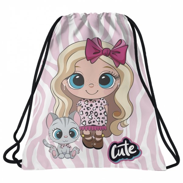 WOREK NA OBUWIE WF KAPCIE DO SZKOŁY DERFORM DLA DZIEWCZYNEK