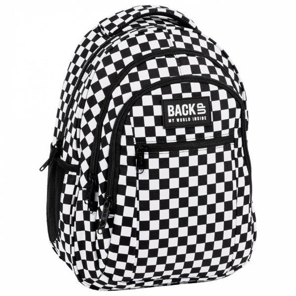 SZACHOWNICA PLECAK KOMPLET 5 ele MŁODZIEŻOWY BACKUP SZKOLNY KRATKA