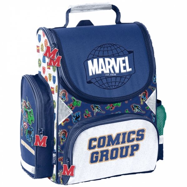 TORNISTER MARVEL COMICS SZKOLNY DLA CHŁOPAKA AVENGERS KOMPLET 5w1 PASO