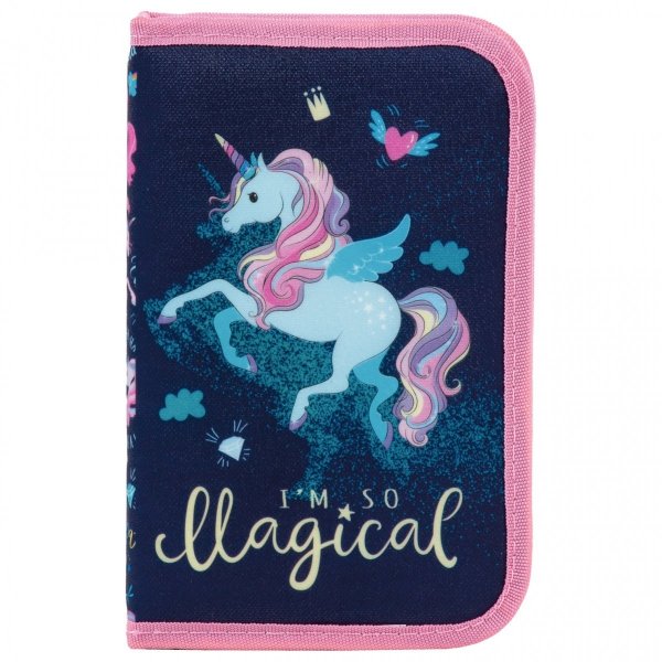 PLECAK JEDNOROŻEC SZKOLNY DO 1 KLASY ZESTAW 5 el DLA DZIEWCZYNY UNICORN
