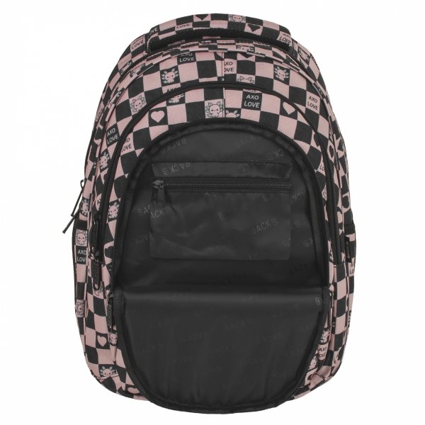 SZACHOWNICA RÓŻOWA PLECAK MŁODZIEŻOWY BACKUP DZIEWCZĘCY SZKOLNY ZESTAW 5ele