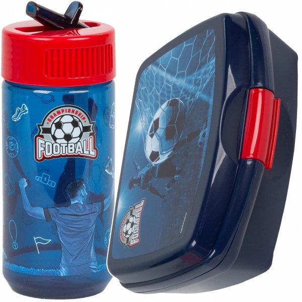 PLECAK PIŁKARSKI ZESTAW 5w1 DLA CHŁOPAKA SZKOLNY DO PODSTAWÓWKI FOOTBALL