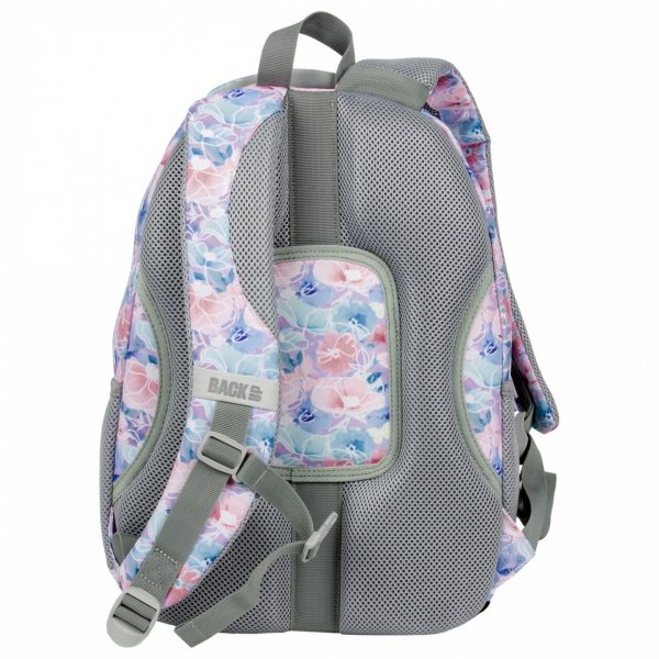 MŁODZIEŻOWY PLECAK KWIATY BACKUP DERFORM SZKOLNY DZIEWCZĘCY KOMPLET 5 ele.