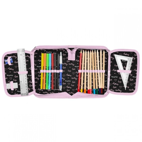 Disney Piórnik Myszka Minnie z Wyposażeniem Szkolny [DM23HH-P001]
