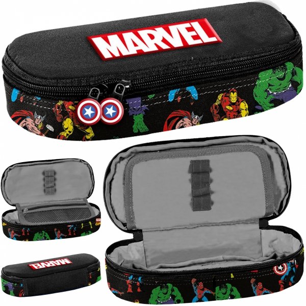 Etui Piórnik dla Chłopaków Szkolny Otwierany Marvel Avengers Nowoczesny