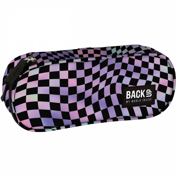 PLECAK SZKOLNY MŁODZIEŻOWY BACKUP DLA DZIEWCZYNY SZACHOWNICA ZESTAW 5w1