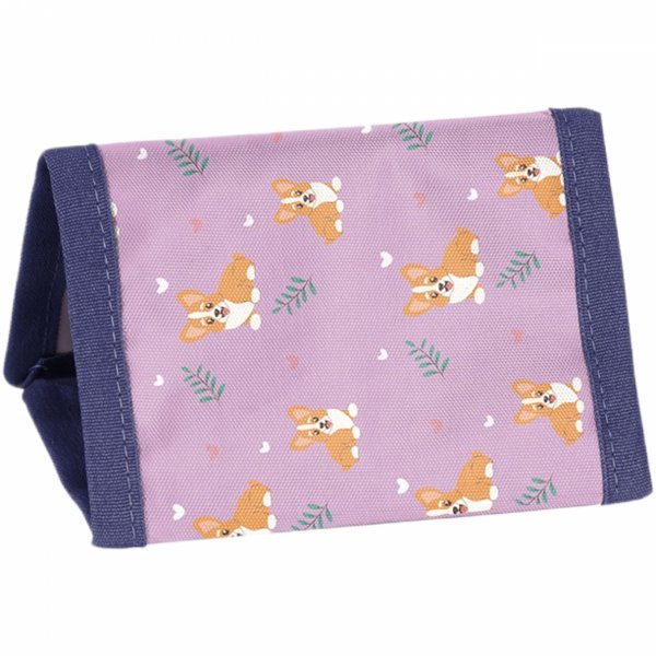 PORTFEL DZIECIĘCY Z PIESKAMI SZKOLNY PASO PORTFELIK DLA DZIEWCZYNEK PIESEK