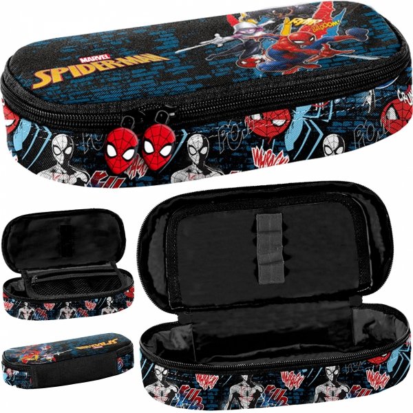 SPIDERMAN PIÓRNIK DLA CHŁOPAKÓW SZKOLNY OTWIERANY MARVEL NOWOCZESNY