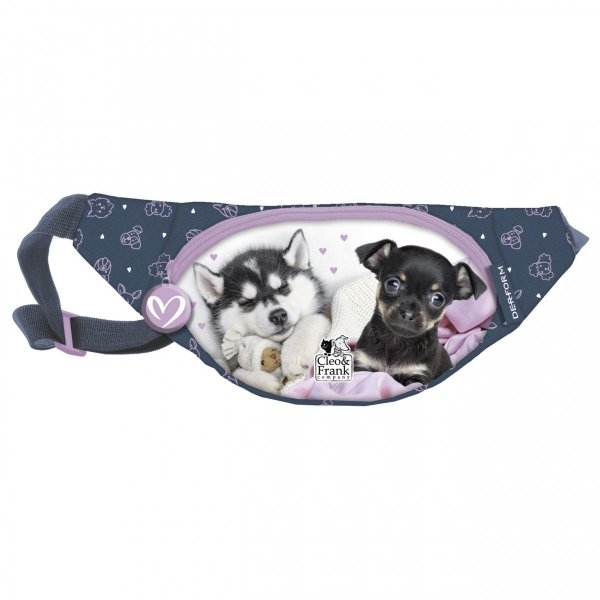 Pieski Piesek Nerka Saszetka Torebka na Pas Torba [TBNCF38]