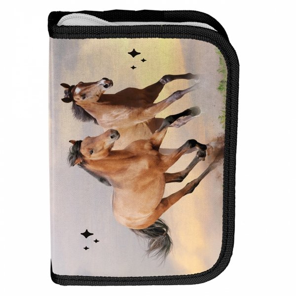 KOŃ TORNISTER KOMPLET 3w1 SZKOLNY Z KONIEM DO 1 KLASY DO PODSTAWÓWKI KONIE