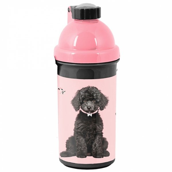 ZESTAW 2w1 BIDON ŚNIADANIÓWKA DLA UCZENNIC Z PIESKAMI DO SZKOŁY PASO PIESEK