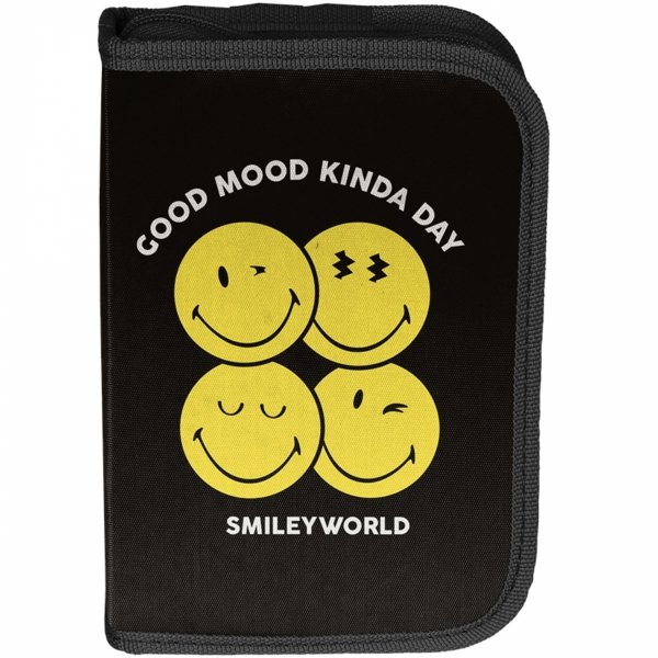 SMILLEY TORNISTER SZKOLNY DO KLAS 1-4 BUŹKI EMOTKI EMITIKONY KOMPLET 3w1