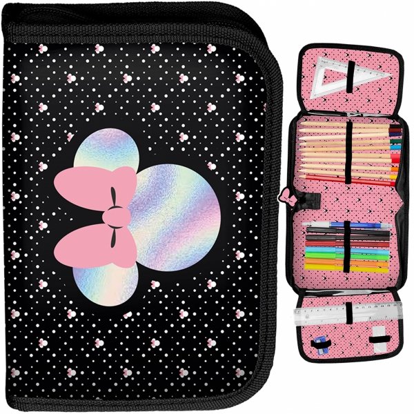 SZKOLNY PIÓRNIK Z WYPOSAŻENIEM MYSZKA MINNIE MINI DLA DZIEWCZYNY DISNEY