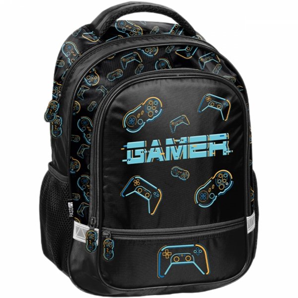 GAMEPAD PLECAK SZKOLNY DO PODSTAWÓWKI GRA GRY DO 1 KLASY GAMER GAMING PASO