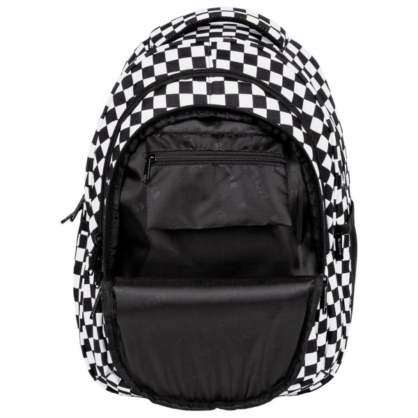 SZACHOWNICA PLECAK MŁODZIEŻOWY MODNY BACKUP SZKOLNY KRATKA DERFORM 4 komo.