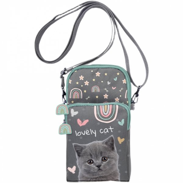 TOREBECZKA KOTEK NA RAMIĘ TOREBKA DLA DZIEWCZYNKI TORBA NA WYCIECZKI CATS