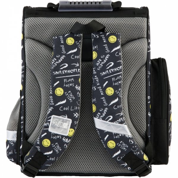 SMILLEY TORNISTER SZKOLNY DO KLAS 1-4 BUŹKI EMOTKI EMITIKONY KOMPLET 5w1