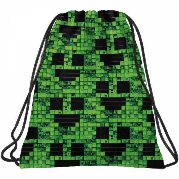 PIKSELE MINECRAFT PLECAK 3 WZORY BACKUP SZKOLNY MŁODZIEŻOWY ZESTAW 5 elem.