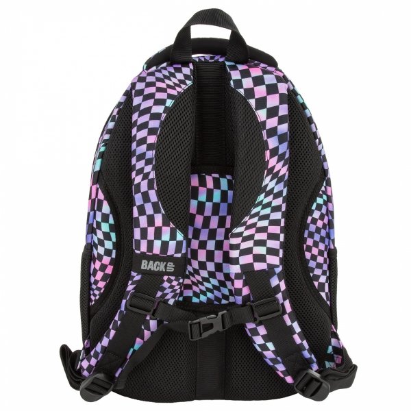 PLECAK BACKUP SZKOLNY MŁODZIEŻOWY DZIEWCZĘCY SZACHOWNICA CRAZY ZESTAW 5ele