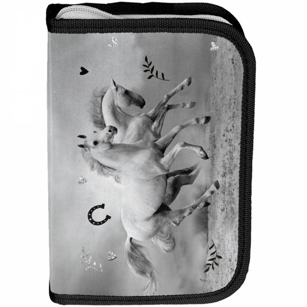 PLECAK SZKOLNY DZIEWCZĘCY DO KLAS 1-4 Z KONIEM HORSE KOŃ ZESTAW 5 ele