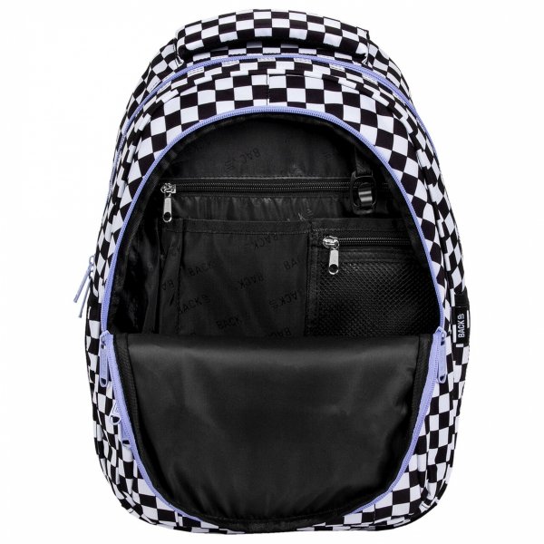 SZACHOWNICA PLECAK ZESTAW 5 ele MŁODZIEŻOWY BACKUP SZKOLNY KRATKA KRATKA