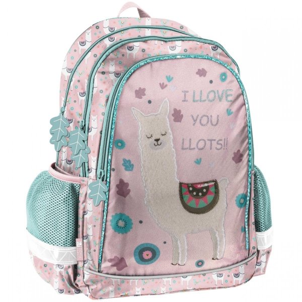 Lama Nowoczesny Plecak do Szkoły dla Dziewczynek Paso [PP22LM-081]
