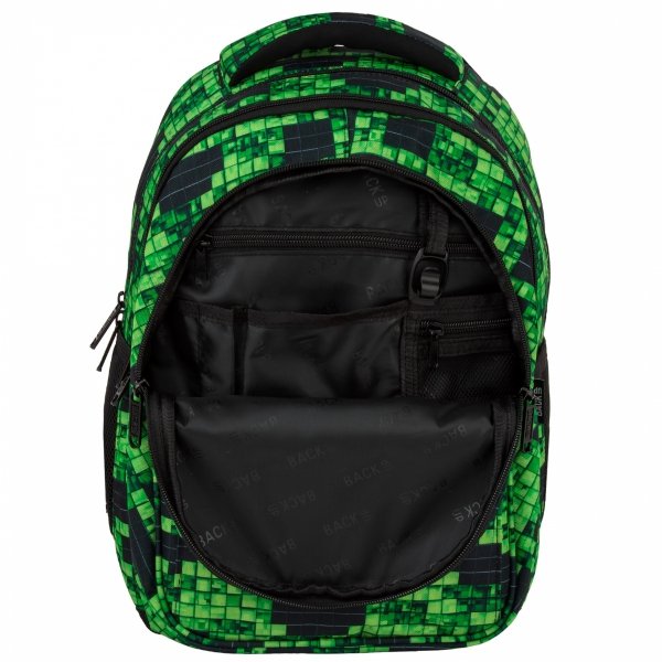 MINECRAFT PLECAK SZKOLNY MŁODZIEŻOWY BACKUP DERFORM KOMPLET 5w1 PIKSELE GRY