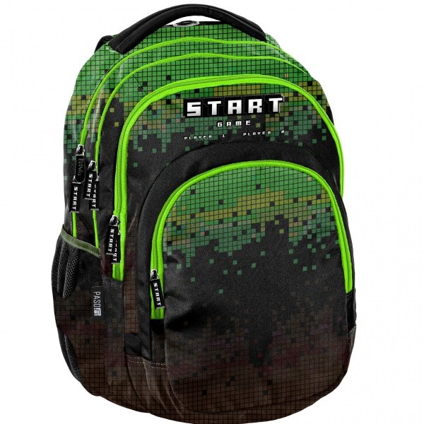 Duży Plecak w Komplecie 3w1 Chłopięcy Piksele Gry [PP22CR-2706]