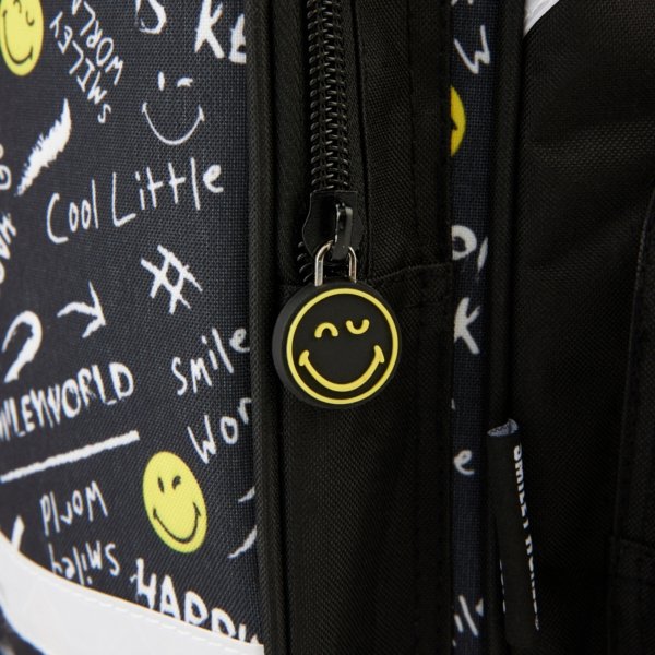 SMILLEY TORNISTER SZKOLNY DO KLAS 1-4 DO PODSTAWÓWKI BUŹKI EMOTKI EMITIKONY