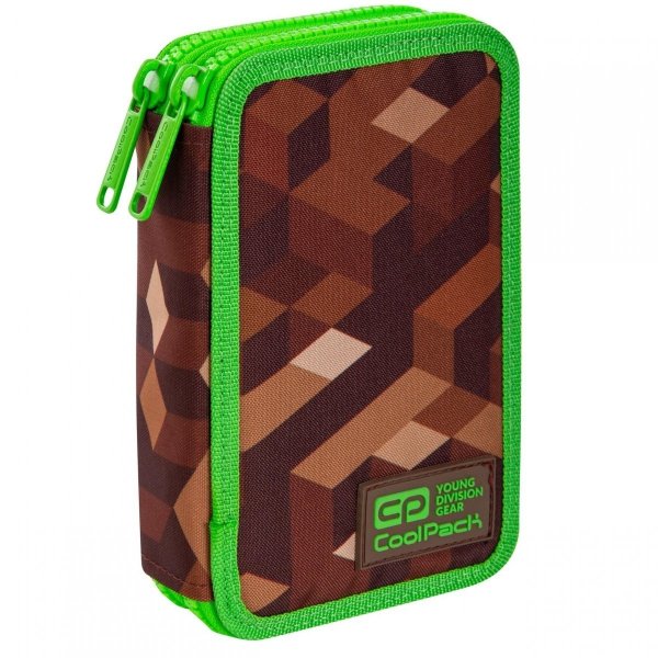 Minecraft Piórnik Cp Coolpack Szkolny 2 kom. Piksele z Wyposażeniem [C66199/E]