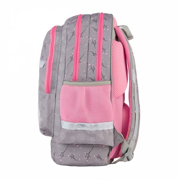 PLECAK KOTY SZKOLNY DLA DZIEWCZYNEK ZESTAW 5 ele DO PODSTAWÓWKI Z KOTKIEM