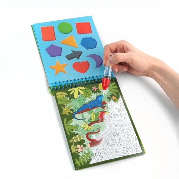 MAGICZNA WIELORAZOWA KOLOROWANKA WODNA KIDEA ZWIERZĘTA DLA DZIECKA 