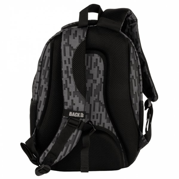 PLECAK MŁODZIEŻOWY CZARNY BACKUP SZKOLNY DERFORM 4 komorowy KOMPLET 5w1