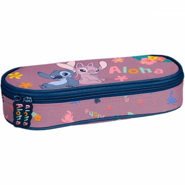 STICH PIÓRNIK SZKOLNY DLA DZIEWCZYNY OTWIERANY Z KLAPKĄ LILO i STITCH PASO