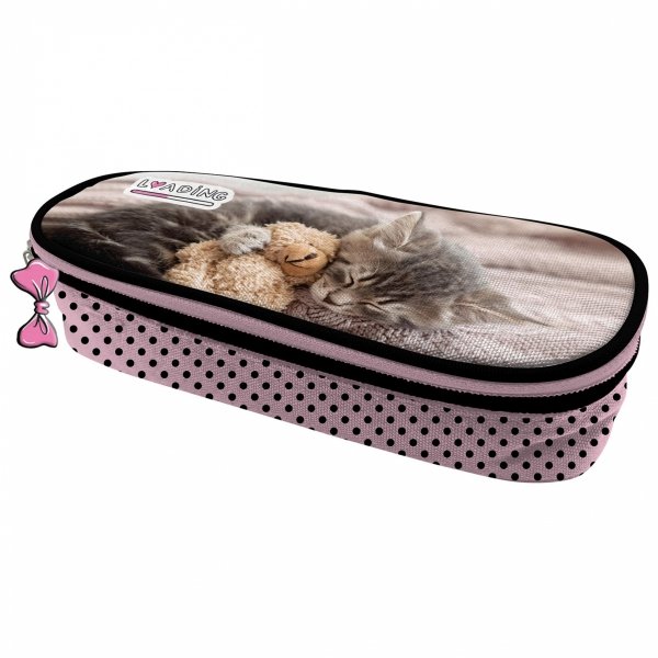 Kotki Piórnik Kot Szkolny Saszetka z Klapką Etui dla Dziewczynek [111460]